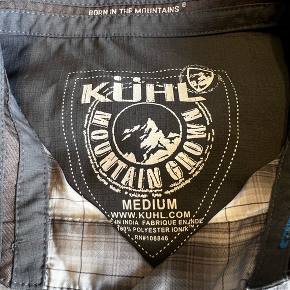Kuhl Men's Gray Plaid Shirt - Picture 7 of 10